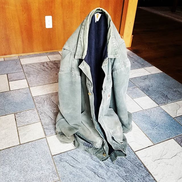 When it can stand, it's time for the wash.#carhartt #diy #maker #makersgonnamake #homeownership #woodworking