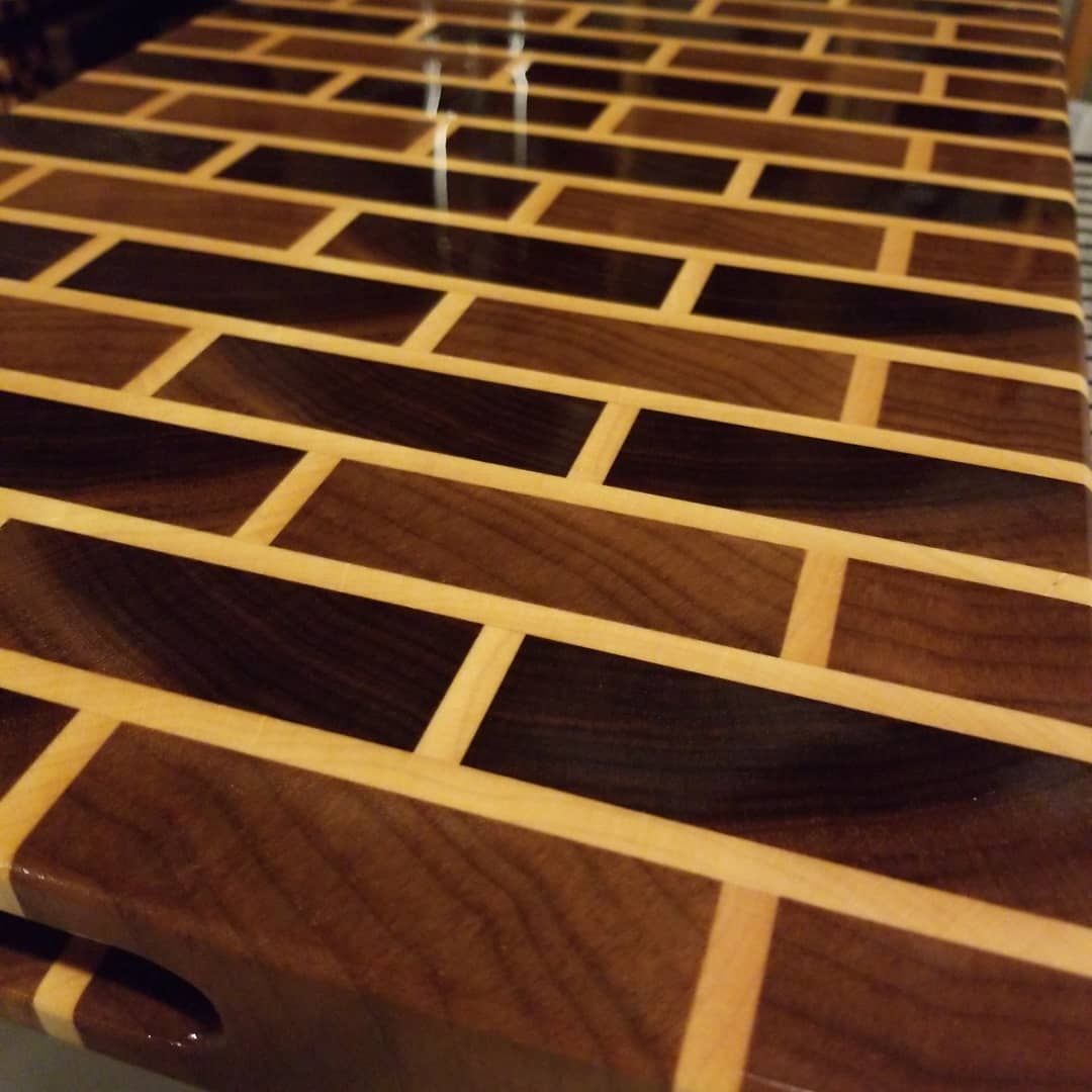 How sexy is this brick pattern?  #cuttingboard