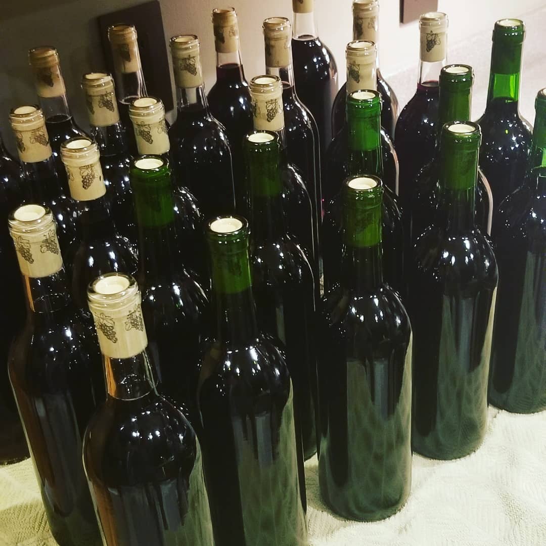 Bottled.  #winemaking